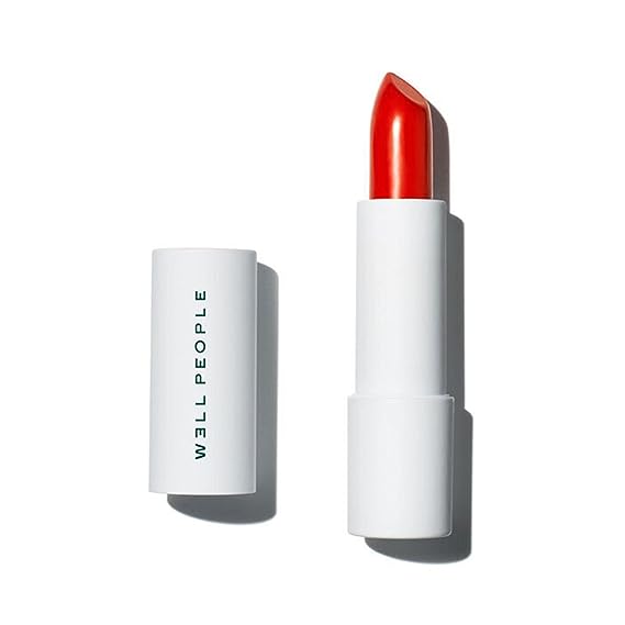 WELL PEOPLE - Optimist Lipstick | Plant-Based, Cruelty-Free Clean Beauty (Brave, 0.12 oz | 3.5 g)