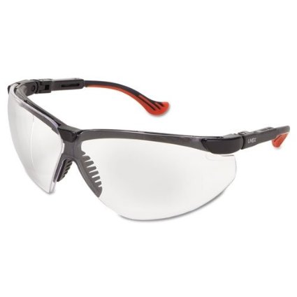 Uvex S3300X Genesis XC Safety Eyewear, Black Frame, Clear UV Extreme Anti-Fog Lens