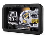 Plate Pocket by BumpTek Classic Edition - The Thickest Toughest All Rubber Front Bumper Guard Front Bumper Protection License Plate Frame Flexible Rubber Cushions Parking Bumps