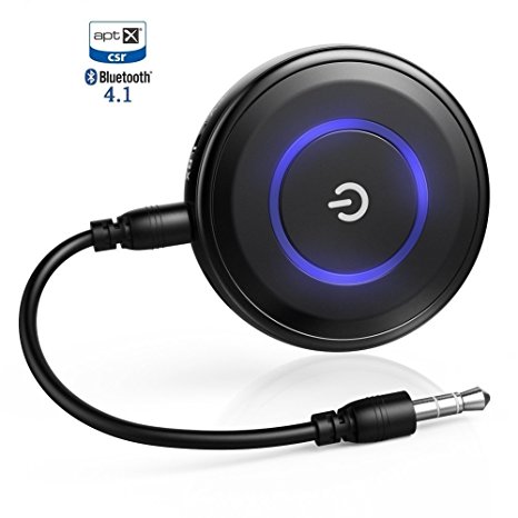 Giveet Bluetooth V4.1 Transmitter and Receiver with aptX Low Latency, Wireless Bluetooth Audio Streaming Adapter for TV, PS4, XBOX, PC, Headphones, Home Sound Car Stereo Speaker with 3.5mm or RCA Jack