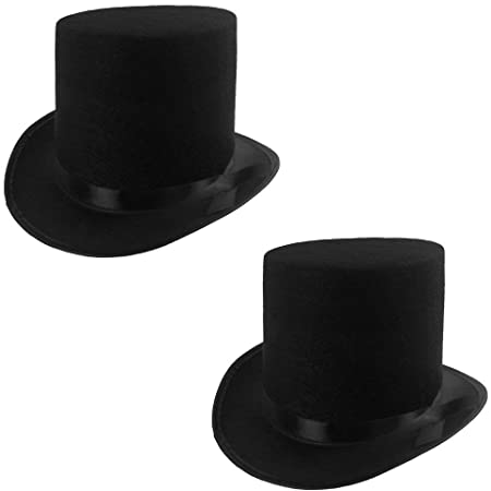 Rhode Island Novelty Deluxe Black Magician Butler Formal Costume Top Hat