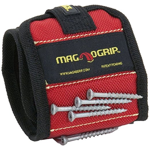 MagnoGrip 311-090 Magnetic Wristband (Red 2 Pack) (Red 2 Pack)