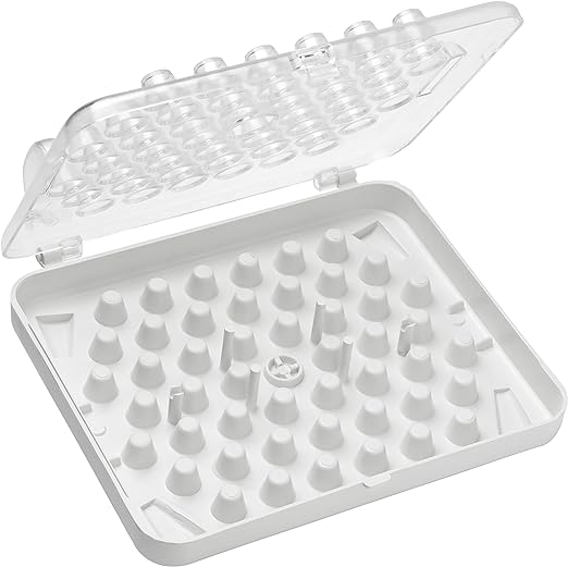 Ateco 8783 Tube Storage Box, Holds 52 Small Tubes