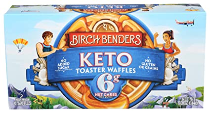 Birch Benders, Waffles Toaster Keto Original 6 Count, 6.56 Ounce