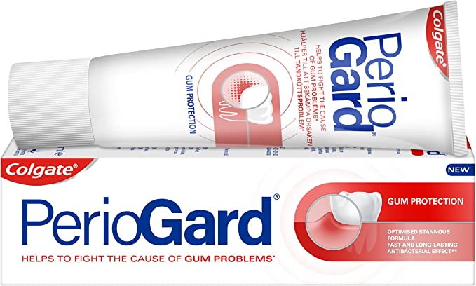 Colgate PerioGard Gum Protection Toothpaste Toothpaste 75ml | Gum health toothpaste | Helps fight plaque bacteria | dual active formula | Helps to keep gums healthy