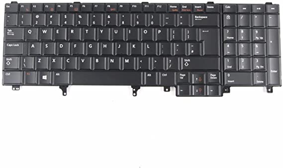 Abakoo New Keyboard Compatible with Dell Precision M4600 M4700 M4800 M6600 M6700 M6800 Latitude E5520 E5530 E6520 E6530 E6540 US HG3G3 0HG3G3 7T425 07T425 NSK-DW2BC 01 Non-Backlit