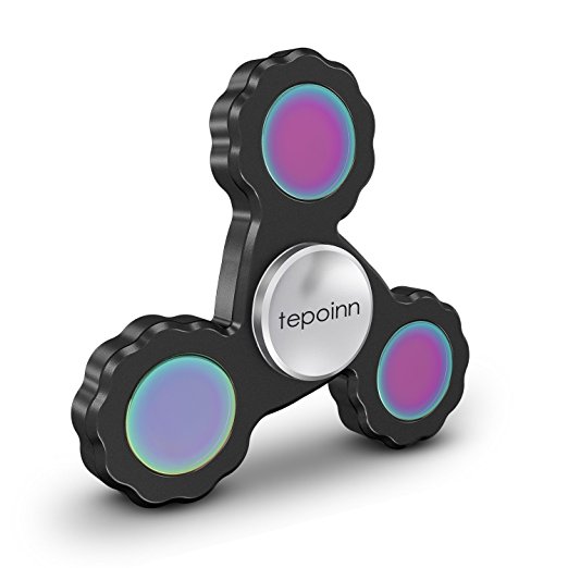 Tepoinn Fidget Hand Spinner with Ultra Fast Hybrid Ceramic Bearing, Finger Toy