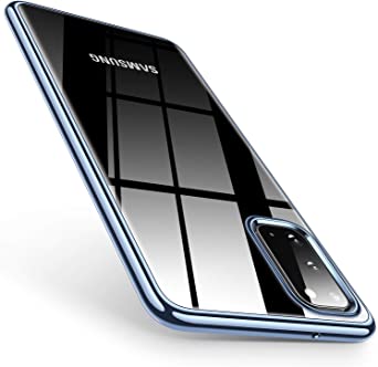 TORRAS Crystal Clear Designed for Samsung Galaxy S20 Case/Galaxy S20 5G Case 6.2 Inch, Ultra-Thin Slim Fit Soft Silicone TPU Cover Case Compatible with Samsung Galaxy S20 5G (2020), Ice Mirage Blue