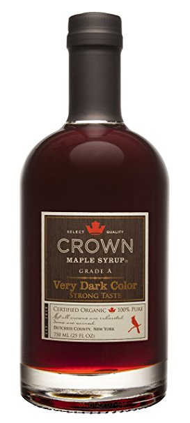 Organic Crown Maple Syrup - Very Dark - Strong Taste (750mL)