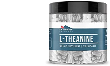 L-Theanine (200 Capsules) Naturally Found, Promotes Relaxation* Green Tea (355 mg/Serving)