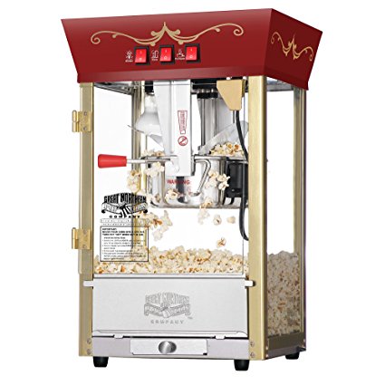 Great Northern Popcorn Red Matinee Movie Theater Style 8 oz Ounce Antique Popcorn Machine