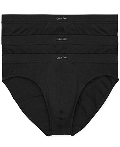 Calvin Klein Men's Underwear Cotton Stretch 3 Pack Bikini Briefs