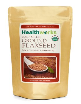 Healthworks Flaxseed 32 oz Raw Organic USDA Certified 2 lb