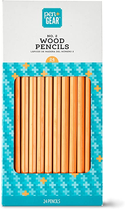 Pen Gear No. 2 Wood Pencils 24 Count, School and Office (24 Count)