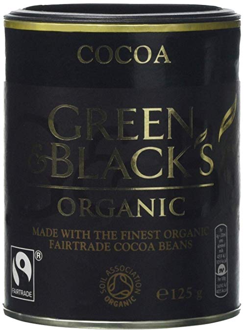 Green and Black's Organic Cocoa 125 g (Pack of 6)