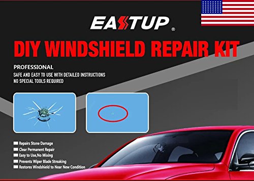 Eastup Windshield Repair Kit Chip Fix DIY Tools for 3 Chips