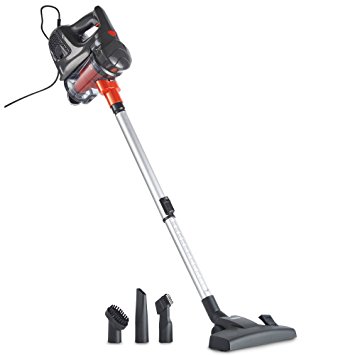 VonHaus Corded Stick Vacuum Cleaner 600W - 2 in 1 Upright & Handheld Bagless Vac with Portable Lightweight Design & Dual Cyclone Technology