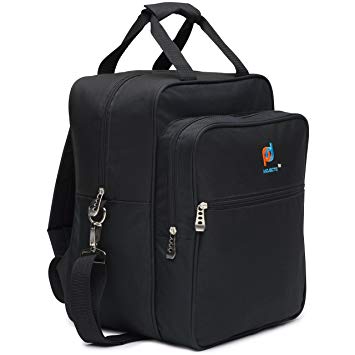 Large Lunch Cooler Bag For Your Food, Paperwork, Laptop And Office files. Multiple Zippered Pockets, Adjustable Straps, Metal Clips, Convert to Backpack for Hand-Free Carrying