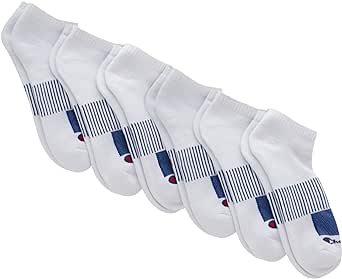 Champion Men's, Performance No Show Socks, 6-Pack