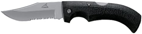 Gerber Gator Folding Knife, Serrated Edge, Clip Point [46079]