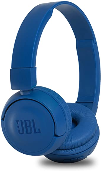 JBL T460BT Extra Bass Wireless On-Ear Headphones with 11 Hours Playtime & Mic - Blue