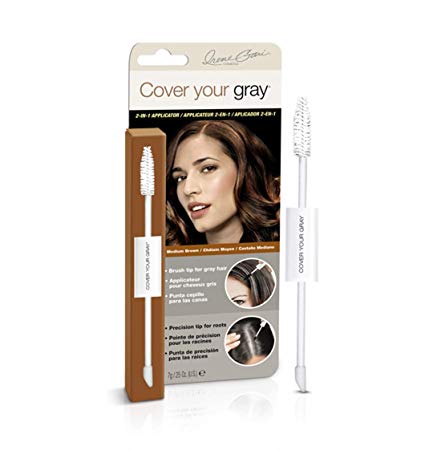 Cover Your Gray 2-in-1 Hair Color Touch up Wand - Medium Brown .5 Ounce