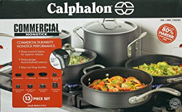 Calphalon Cookware Set Commercial Nonstick 13 Pieces