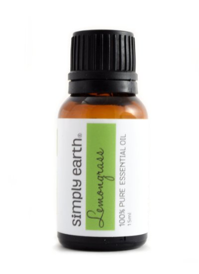 Lemongrass Essential Oil by Simply Earth - 15 ml 100 Pure Therapeutic Grade