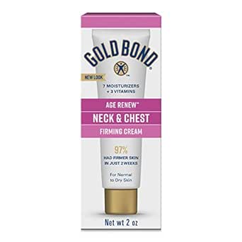 Gold Bond Ultimate Neck & Chest Firming Cream 2 Ounce Moisturizing Lotion With Salicylic Acid, Lasting Hydration, Helps Firm Neck and Chest Skin and Prevent Signs of Premature Aging