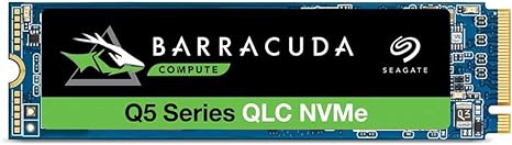 Seagate Barracuda Q5 500GB Internal SSD - M.2 NVMe PCIe Gen3 ×4, 3D QLC for Desktop or Laptop (ZP500CV3A001/ZP500CV30001) Renewed