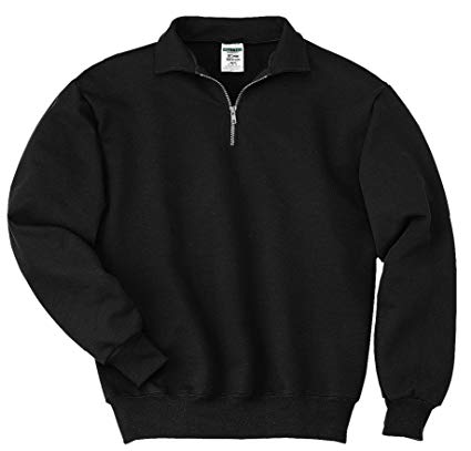 Jerzees Mens Super Sweats 1/4-Zip Sweatshirt with Cadet Collar