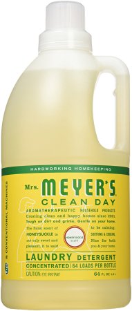 MRS MEYERS 64 Load Laundry Detergent, Honeysuckle, 64.0 Fluid Ounce