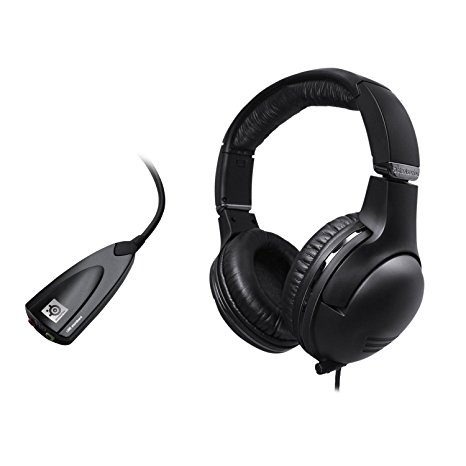 SteelSeries 7H USB Gaming Headset with Virtual Surround 7.1 Sound (Black)