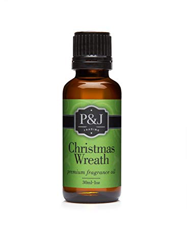 P&J Trading Christmas Wreath Premium Grade Fragrance Oil - Perfume Oil - 30ml/1oz