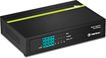 TRENDnet 8-Port Gigabit GREENnet PoE  Switch (4 x Gigabit PoE/PoE  Ports and 4 x Gigabit Ports), TPE-TG44g