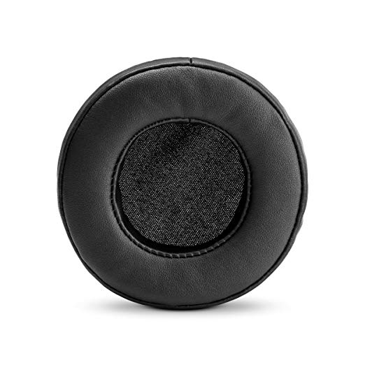 Brainwavz ROUND Replacement Memory Foam Earpads - Suitable For Many Other Large Over The Ear Headphones - Sennheiser, AKG, HifiMan, ATH, Philips, Fostex, Sony (Black)