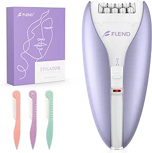 Purple Epilator,Epilators Hair Removal for Women,2 Speed Facial Hair Removal for Women,Epilator for Women Travel Essentials,Hair Removal,Shaver for Women Face Legs Bikini Rechargeable,Wet & Dry