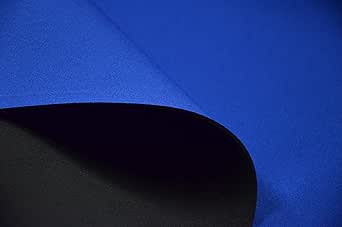 2mm Blue Neoprene Fabric, Scuba Wetsuit Material, Fabric For Sewing, Thin Foam Rubber Sheet (Blue, 1' x 4')