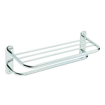 Moen 5207-241CH 24-Inch Donner Commercial Towel Bar with Shelf (Chrome)