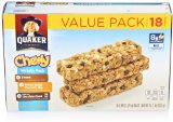 Quaker Chewy Granola Bars Variety Pack 084oz Bars 18 Count