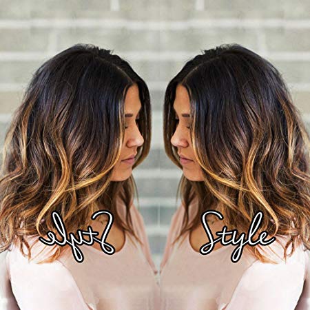 TopFeeling Ombre Highlight Human Hair Bob Wigs Full Lace Human Hair Wigs With Baby Hair Short Glueless Full Lace Wigs