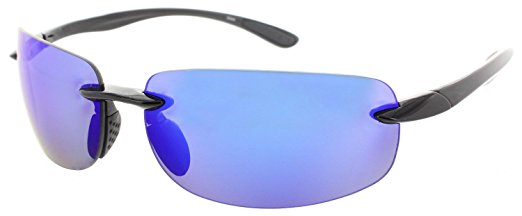 Island Life Rimless Sunglasses TR90 Frame for Men and Women - Available in Polarized or Non-Polarized