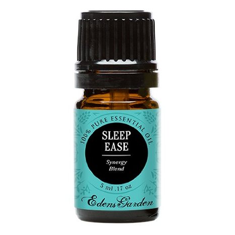 Sleep Ease Synergy Blend Essential Oil by Edens Garden- 5 ml (Camphor, Chamomile, Coriander, Geranium, Jasmine, Lavender, Lemon, Rose, Rosewood, Palmarosa and Ylang Ylang)