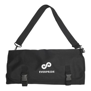 Premium Knife Roll Bag By EVERPRIDE- 10 Compartment Knife Bag For Cooks, Chefs & More- Top Quality Portable Knife Case With Many Slots, Handle & Shoulder Strap- Perfect For Small & Big Knives