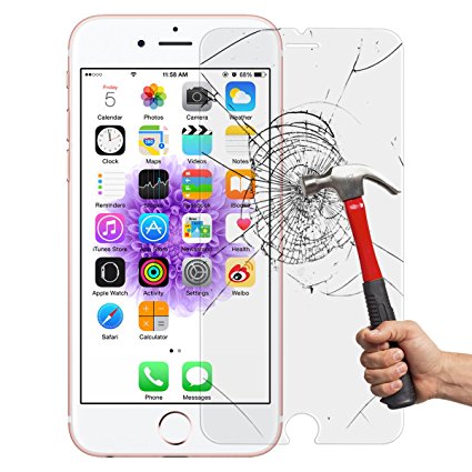 Etrech 9H Tempered Glass Screen Protector for iPhone 6 Plus / 6s Plus / 6 - 2 Pack