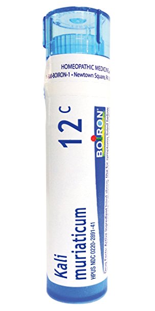 Boiron Kali Muriaticum 12C, 80 Pellets, Homeopathic Medicine for Nasal Congestion