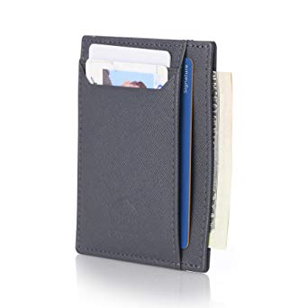 Alpine Swiss RFID Mens Thin Minimalist ID Card Case Slim Front Pocket Wallets 5 Top Variations