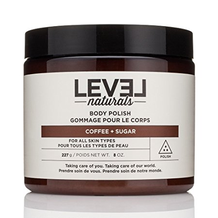 Level Naturals - Body Polish Coffee   Sugar - 8 oz.