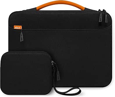 JETech Laptoptasche Hülle für 13,3 Zoll MacBook Air/Pro, 14 Zoll MacBook Pro 2021 M1, 13-13,6 Zoll Notebook, Wasserdicht Laptophülle Laptop Sleeve Tragetasche mit Kleiner Tasche