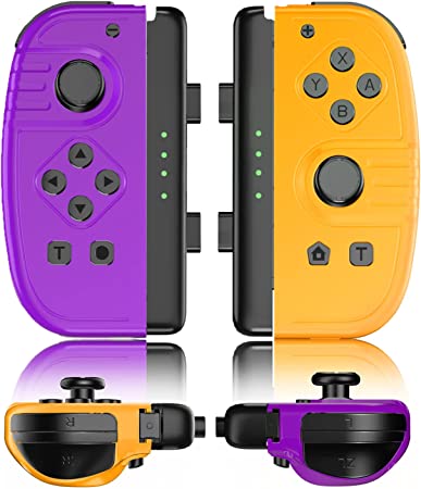 Bonacell Joy con Controller For Nintendo Switch Replacement,Left And Right Controllers Joystick With Turbo/Dual Vibration/Gyro/Wake-up function Gamepad For Switch Lite/OLED…